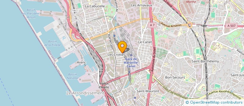 localisation de l'entreprise SCI LE RENOUVEAU à MARSEILLE