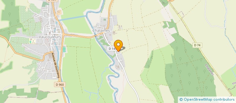 localisation de l'entreprise SCI LE RENOUVEAU à CHALAINES