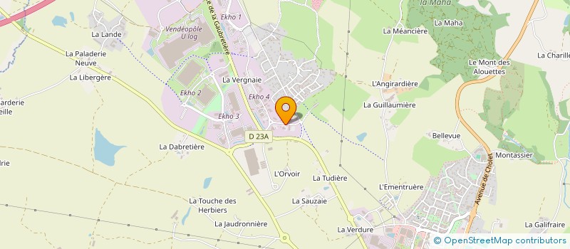 localisation de l'entreprise SCI LE REPAIRE à LES HERBIERS