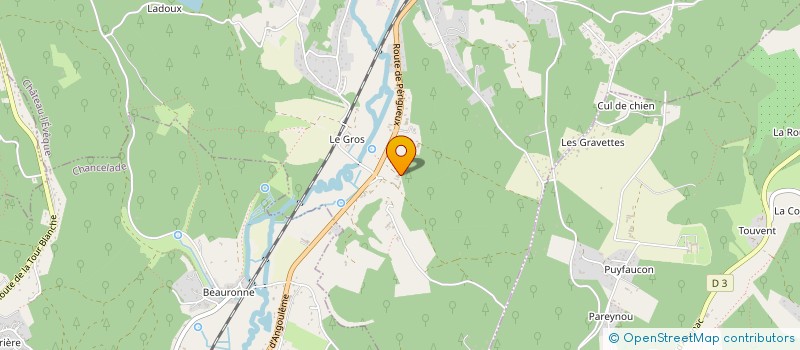 localisation de l'entreprise SCI LE REPAIRE DE RIVIERE 2  CHATEAU-L'EVEQUE