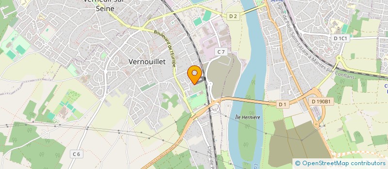 localisation de l'entreprise SCI LE REPAIRE DES PIRATES  VERNOUILLET