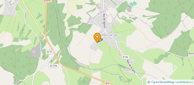 localisation de l'entreprise SCI LE REPOS DE LA COTE à VILLERS-LE-SEC