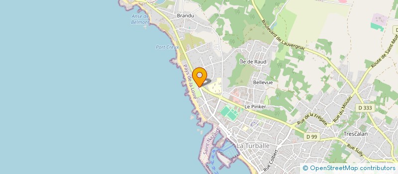 localisation de l'entreprise SCI LE RESSAC  LA TURBALLE