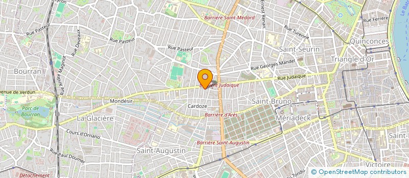 localisation de l'entreprise SCI LE RESSAC  BORDEAUX