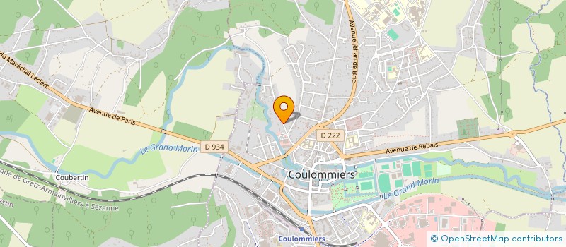 localisation de l'entreprise SCI LE RETOUR  COULOMMIERS