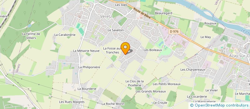 localisation de l'entreprise SCI LE REUILLE  VERETZ