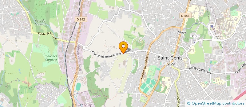 localisation de l'entreprise SCI LE REVAISON  SAINT-GENIS-LAVAL