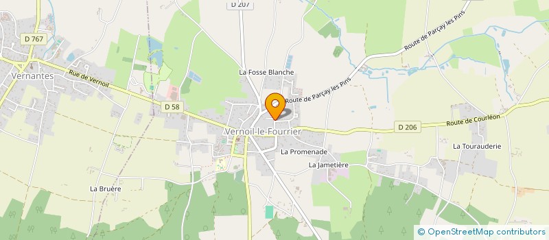 localisation de l'entreprise SCI LE REVE  NOYANT-VILLAGES