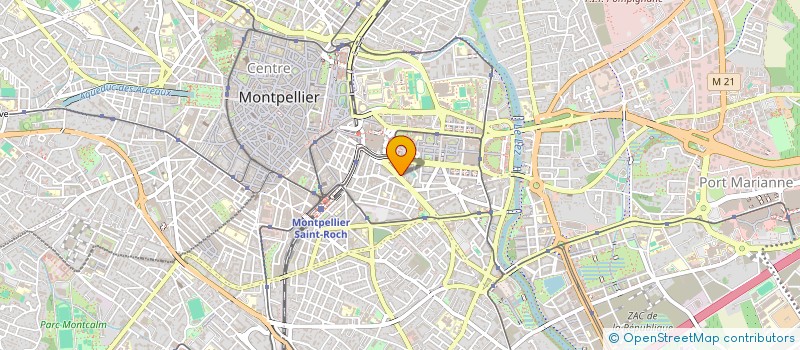 localisation de l'entreprise SCI LE REVE FRANCAIS à MONTPELLIER