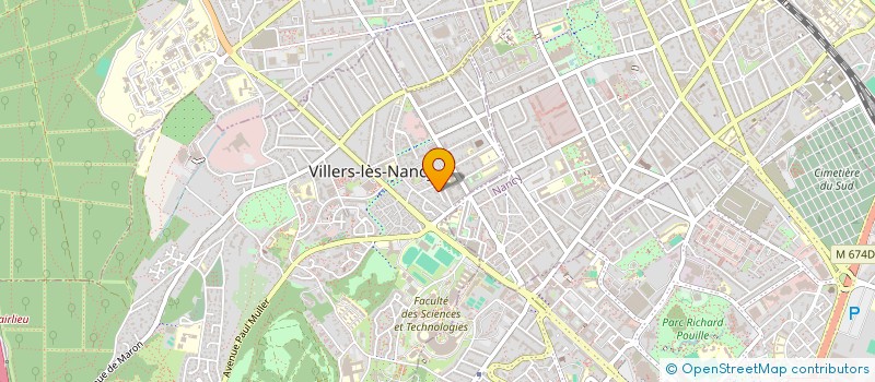 localisation de l'entreprise SCI LE REVEILLEUX à VILLERS-LES-NANCY
