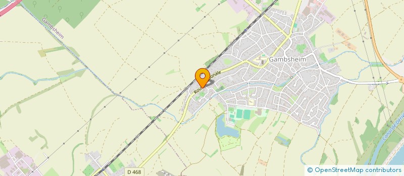 localisation de l'entreprise SCI LE RHIN  GAMBSHEIM