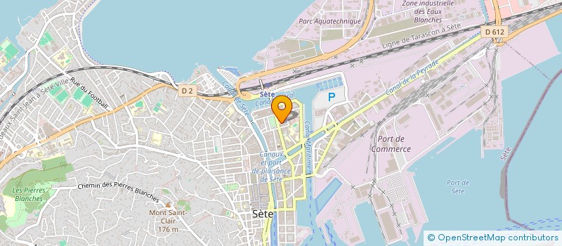 localisation de l'entreprise SCI LE RIAD  SETE