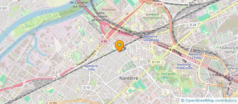 localisation de l'entreprise SCI LE RIAD  NANTERRE