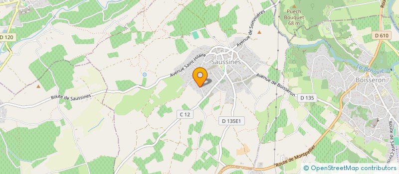 localisation de l'entreprise SCI LE RIBANSOL  SAUSSINES