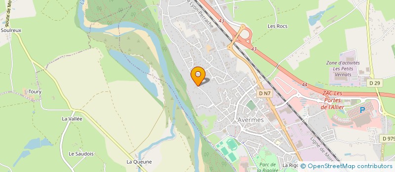 localisation de l'entreprise SCI LE RIBAQUIER  AVERMES