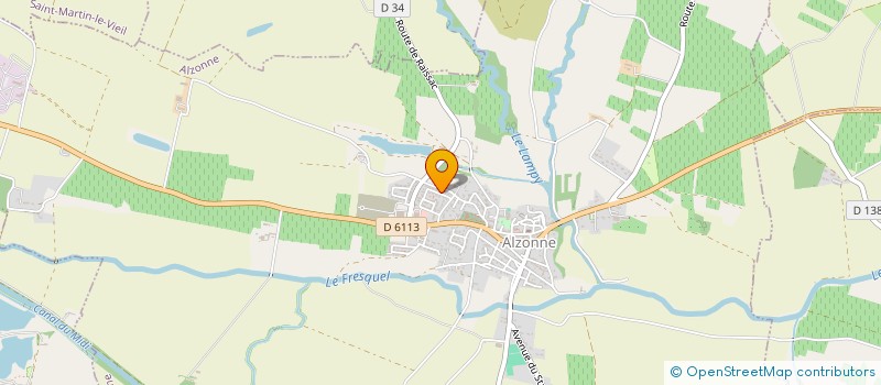 localisation de l'entreprise SCI LE RIBAT  VILLESEQUELANDE