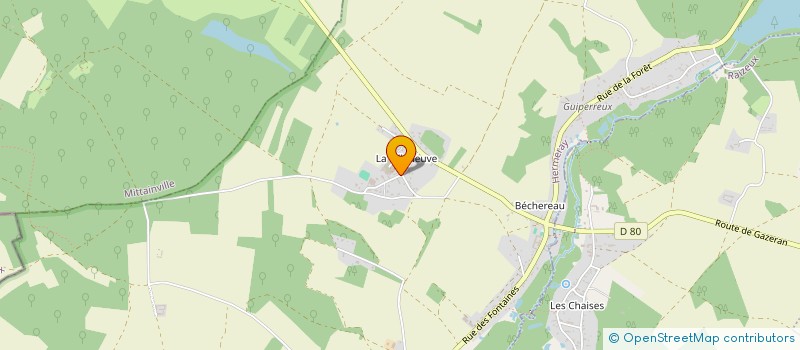 localisation de l'entreprise SCI LE RIBERT  HERMERAY