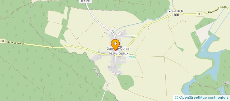 localisation de l'entreprise SCI LE RICHEBOURG  VOSNE-ROMANEE