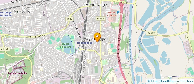 localisation de l'entreprise SCI LE RICHELIEU  HAGONDANGE