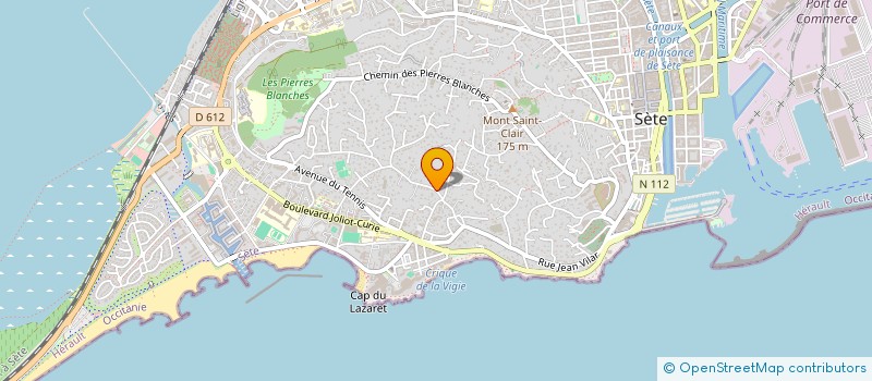 localisation de l'entreprise SCI LE RIEUCOULON ROUTE DE SETE à SETE