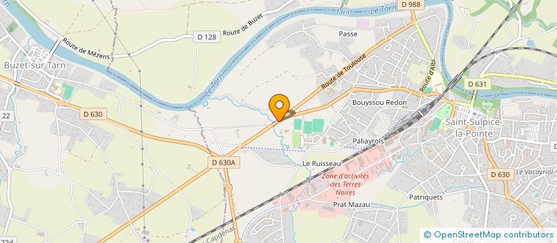 localisation de l'entreprise SCI LE RIEUDAS  SAINT-SULPICE-LA-POINTE