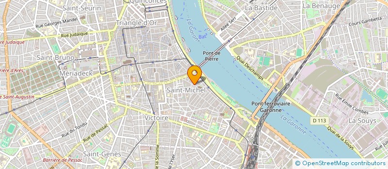 localisation de l'entreprise SCI LE RIF  BORDEAUX