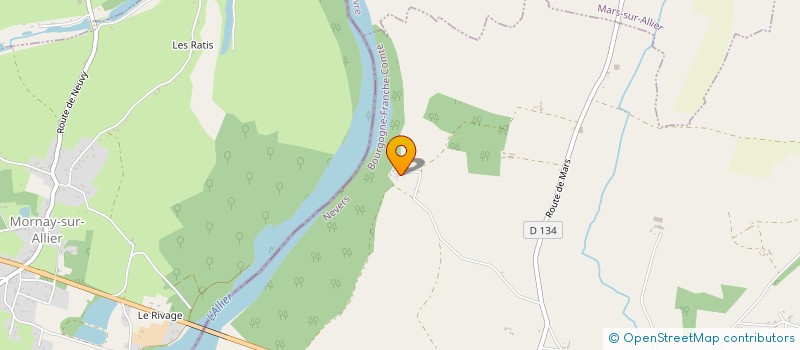 localisation de l'entreprise SCI LE RIO  LANGERON