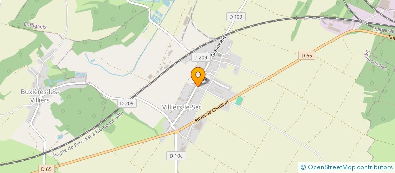 localisation de l'entreprise SCI LE RIOCHEY à VILLIERS-LE-SEC