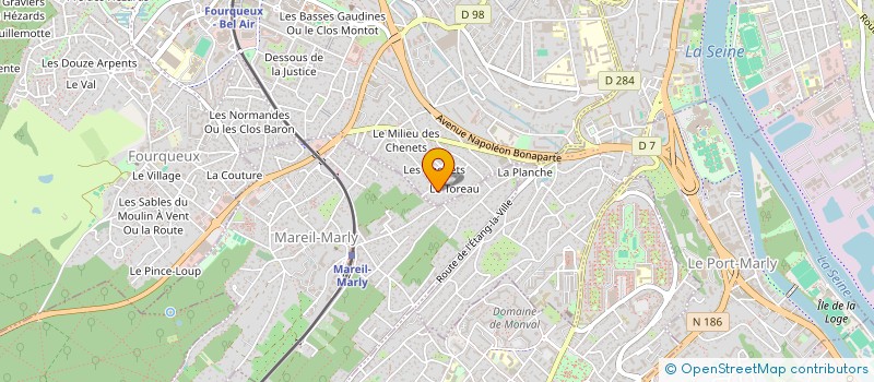 localisation de l'entreprise SCI LE RIOLLET  SAINT-GERMAIN-EN-LAYE