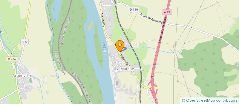 localisation de l'entreprise SCI LE RIOT  CHAULGNES