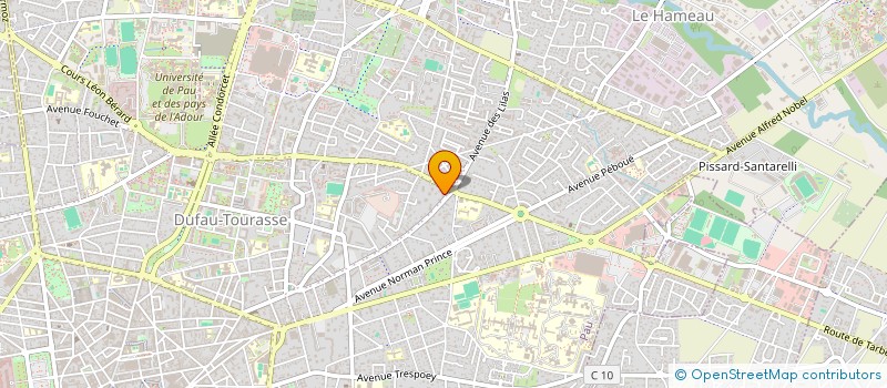 localisation de l'entreprise SCI LE RIOUTOR à PAU