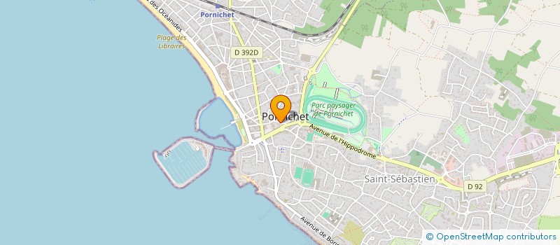 localisation de l'entreprise SCI LE RISOUX  PORNICHET