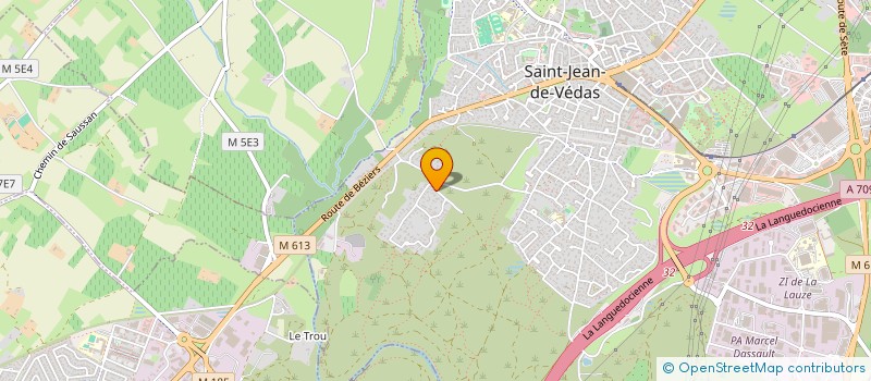 localisation de l'entreprise SCI LE RIVA  SAINT-JEAN-DE-VEDAS