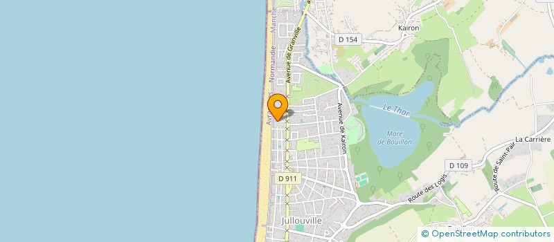 localisation de l'entreprise SCI LE RIVAGE  JULLOUVILLE