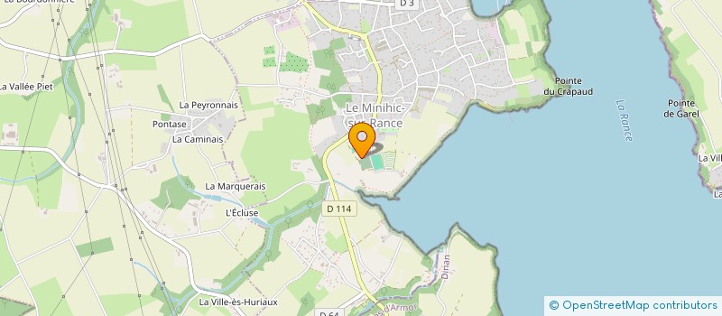 localisation de l'entreprise SCI LE RIVAGE  LE MINIHIC-SUR-RANCE