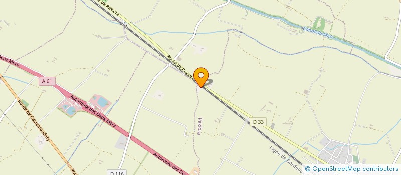 localisation de l'entreprise SCI LE RIVEL  PEXIORA