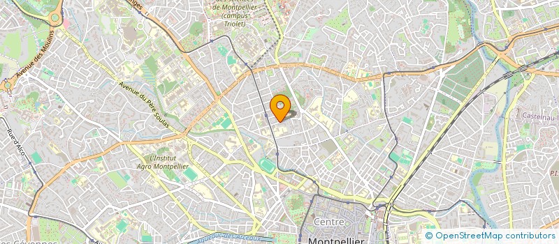 localisation de l'entreprise SCI LE ROBINSON à MONTPELLIER
