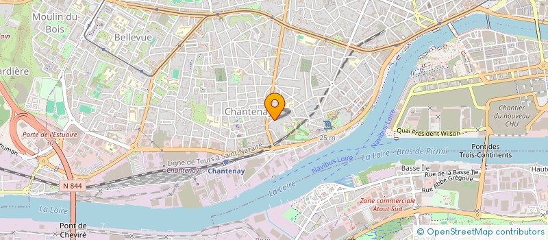 localisation de l'entreprise SCI LE ROBUR à NANTES