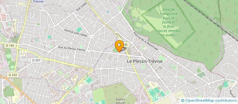 localisation de l'entreprise SCI LE ROC à LE PLESSIS-TREVISE