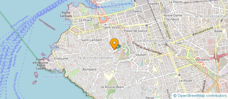 localisation de l'entreprise SCI LE ROC à MARSEILLE