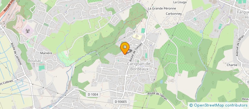 localisation de l'entreprise SCI LE ROC  CARIGNAN-DE-BORDEAUX