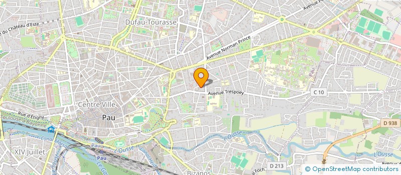 localisation de l'entreprise SCI LE ROC à PAU