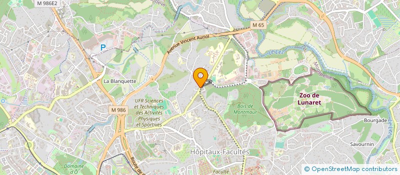 localisation de l'entreprise SCI LE ROC BLANC à MONTPELLIER