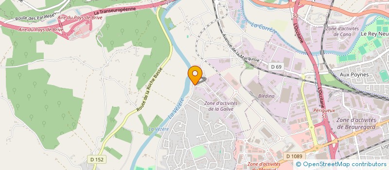 localisation de l'entreprise SCI LE ROC DE LAUMEUIL  SAINT-PANTALEON-DE-LARCHE