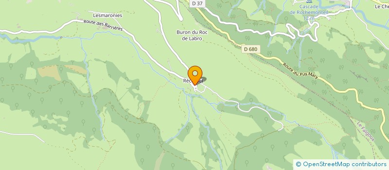 localisation de l'entreprise SCI LE ROC DES OMBRES à SAINT-PAUL-DE-SALERS