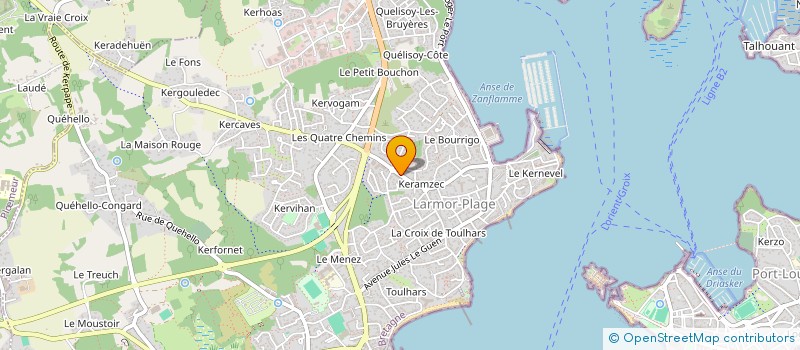 localisation de l'entreprise SCI LE ROCH BREIZH  LARMOR-PLAGE