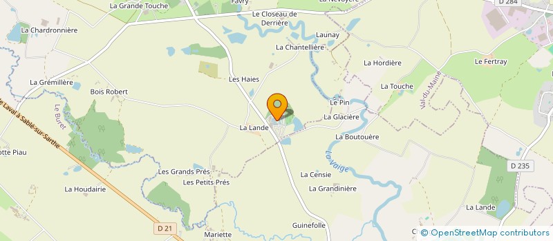 localisation de l'entreprise SCI LE ROCHER à PREAUX