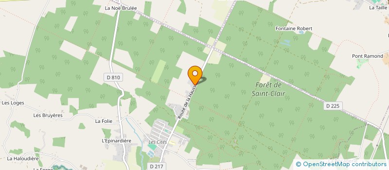 localisation de l'entreprise SCI LE ROCHER à SAINT-CLAIR-DE-HALOUZE