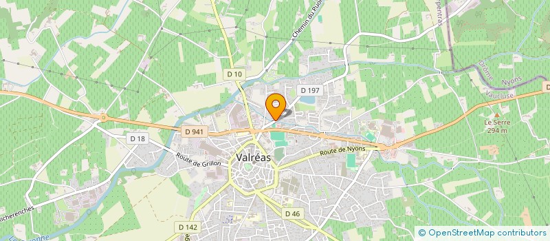 localisation de l'entreprise SCI LE ROCHER à VALREAS