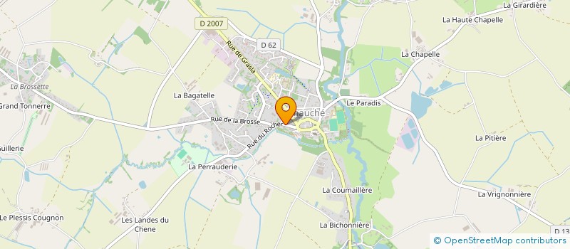 localisation de l'entreprise SCI LE ROCHER  CHAUCHE